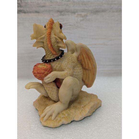 Vintage Enchantica Dragon Figurine 1988 Andrew Bill Resin Handpainted England - Picture 3 of 14